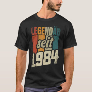 T-shirt 39e anniversaire Homme femme 39 ans 1984 Décoratif