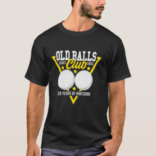 T-shirt 39e anniversaire I Old Balls Club I Golfing Balls