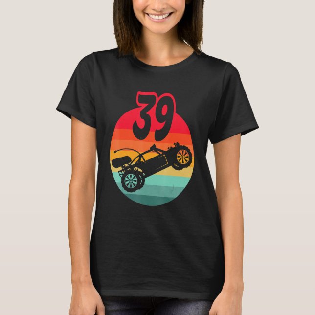 T-shirt 39e Anniversaire I Racing Jeu I Remote Control Rc (Devant)