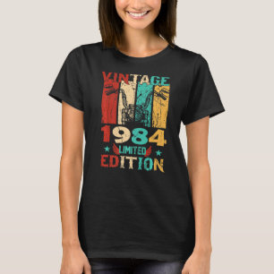 T-shirt 39e anniversaire Vintage 1984 Edition limitée 39 a