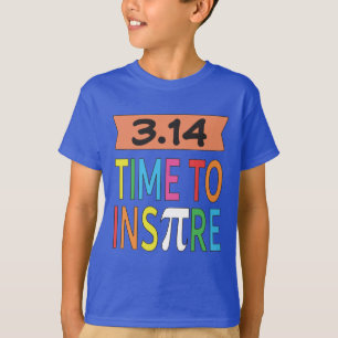T-shirt 3.14 Le Temps D'Inspirer Pi Pun Drôle Plaisanterie