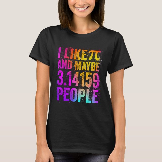 T-shirt 3 14 Style Jour de Pi Math Enseignant Élève (Devant)