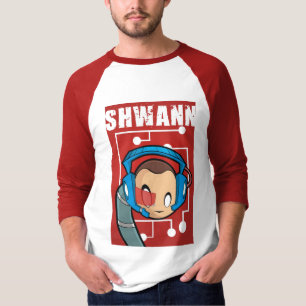 T-shirt 3/4-Sleeve SHWANN Jersey