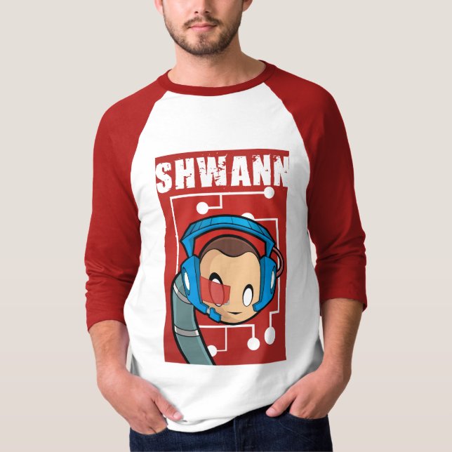 T-shirt 3/4-Sleeve SHWANN Jersey (Devant)