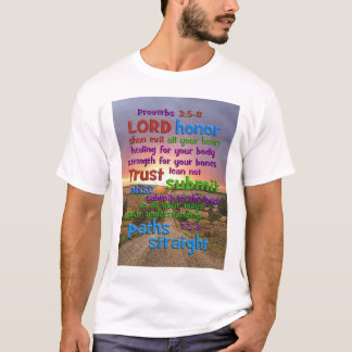 T-shirt 3:5 de proverbes - long chemin 8