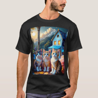 T-shirt 3 Adorables chatons conçus par un artiste
