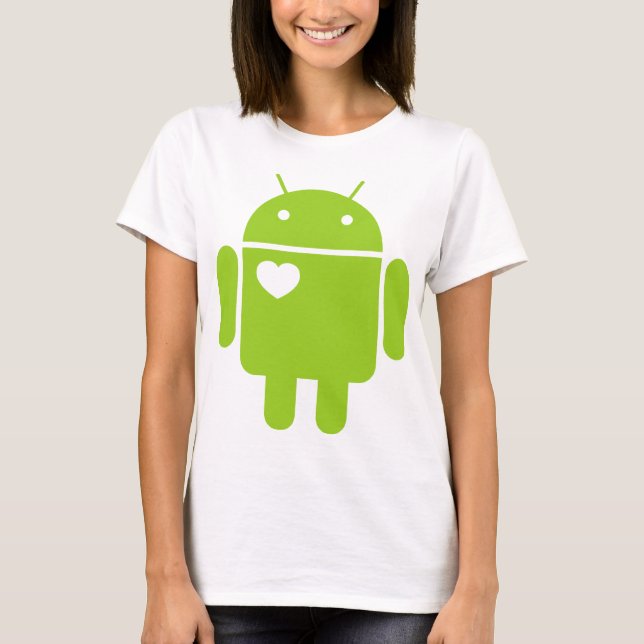 T-shirt <3 Android (Devant)