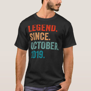 T-shirt 3 ans 3e anniversaire de la légende du garçon depu