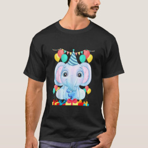 T-shirt 3 ans 3e anniversaire Eléphant Amant