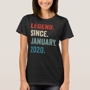 T-shirt 3 Ans 3e Anniversaire Légende Garçon Depuis Janvie