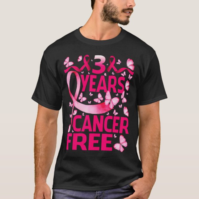 T-shirt 3 ans Cancer du sein sans survivant Papillon (Devant)