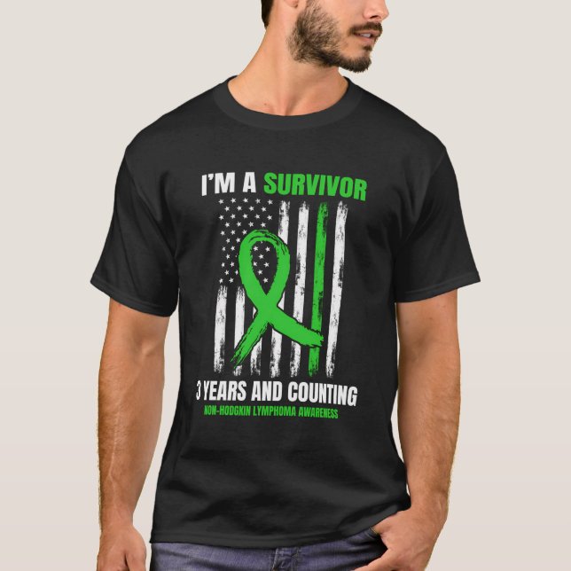 T-shirt 3 ans Cancer Sans Hodgkins Lymphoma Survivant (Devant)