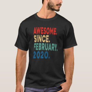 T-shirt 3 Ans Garçons Awesome depuis février 2020 3e B