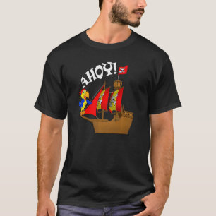 T-shirt 3 ans Vieux Graphisme Anniversaire Pirate