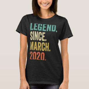 T-shirt 3 AnsLégende depuis mars 2020 3e anniversaire Bo