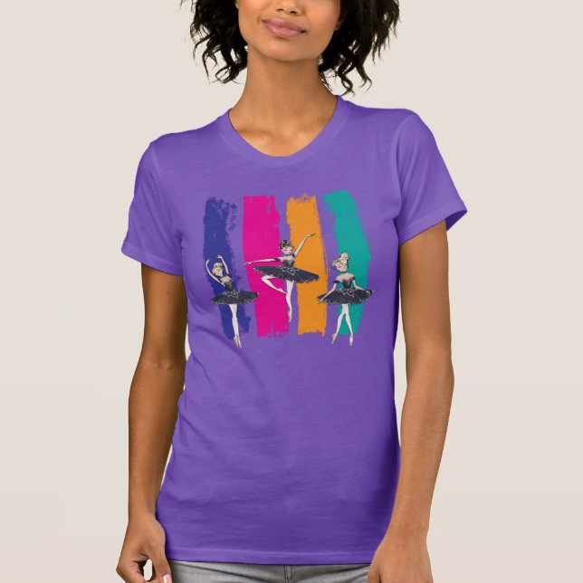 T-SHIRT 3 BALLERINAS (Devant)