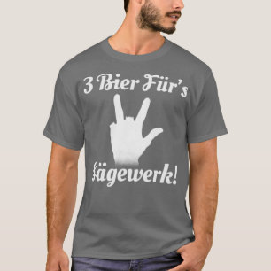 T-shirt 3 bières pour scierie