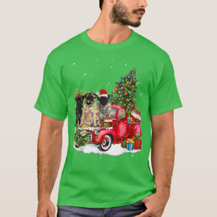 T-shirt 3 Carlin Camion Noël Arbre clair Reindeer Père Noë