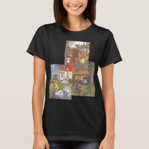 T-shirt 3 contes de fées classiques vintage différents de 