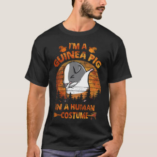 T-shirt 3 Costume d'Halloween de cochons d'Inde pour humai