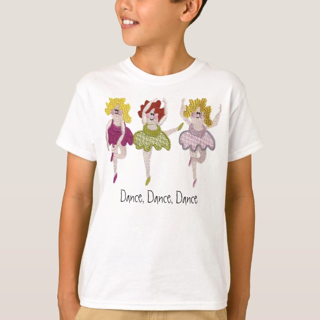 T-shirt 3 danseurs classiques (Devant)