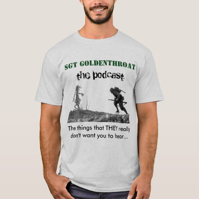 T-shirt 3 de Sgt Goldenthroat (Devant)