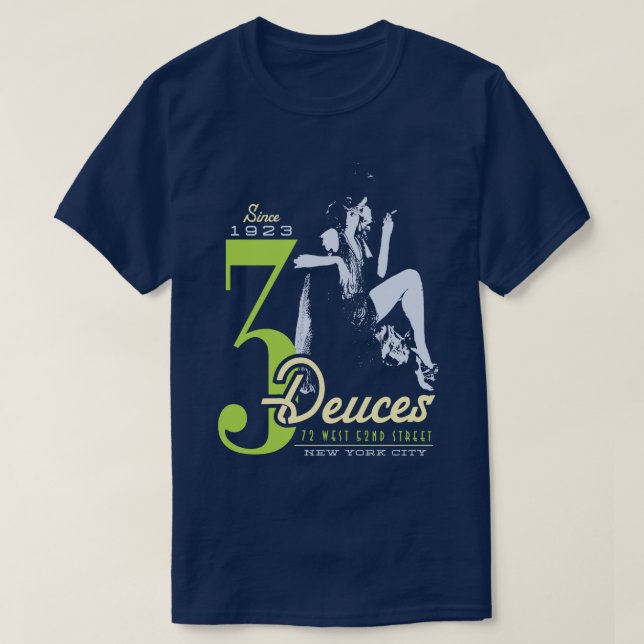 T-shirt 3 Deuces Jazz Club (Design devant)