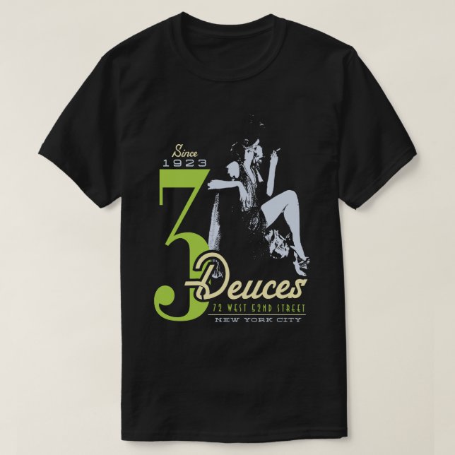 T-shirt 3 Deuces Jazz Club (Design devant)