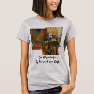 T-shirt 3 différentes œuvres d'art vintage de van Gogh Les