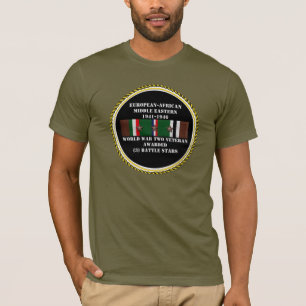 T-shirt 3 ÉTOILES DE BATAILLE Vétérinaire 2ÈME GUERRE MOND
