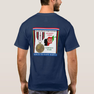 T-SHIRT 3 ÉTOILES DE LA CAMPAGNE VÉTÉRAN DE LA GUERRE E