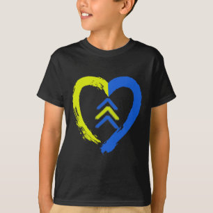 T-shirt 3 Flèches Cœur Amour Sensibilisation au Syndrome d