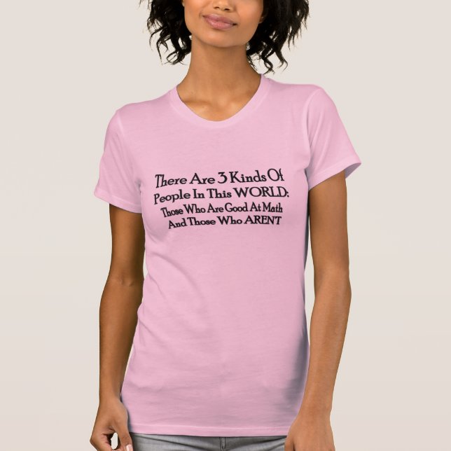 T-shirt 3 genres de personnes (Devant)
