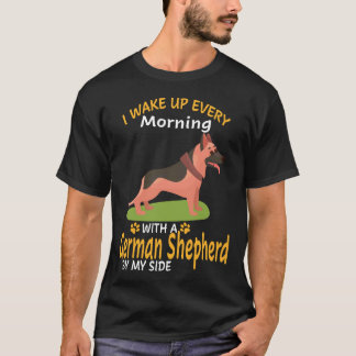 T-shirt 3 Je me réveille chaque matin avec un B berger all