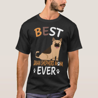 T-shirt 3 Meilleure Maman de Berger Allemand de tous les t