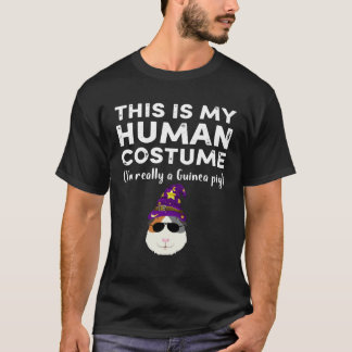 T-shirt 3 Mon costume humain Je suis vraiment guinéen Coch