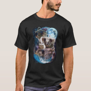 T-shirt 3 Moon Koala Marsupial Wombat Animal