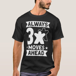 T-shirt 3 mouvements en avant jeu de plateau jeu de platea