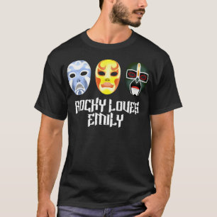 T-shirt 3 Ninjas Rocky Loves Emily Masques
