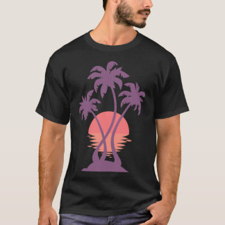 T-shirt 3 Palm Sunset ami