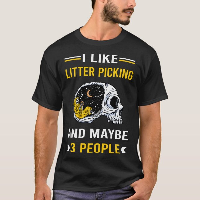 T-shirt 3 personnes Litter Pick Picker (Devant)
