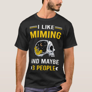 T-shirt 3 personnes Miming Mime
