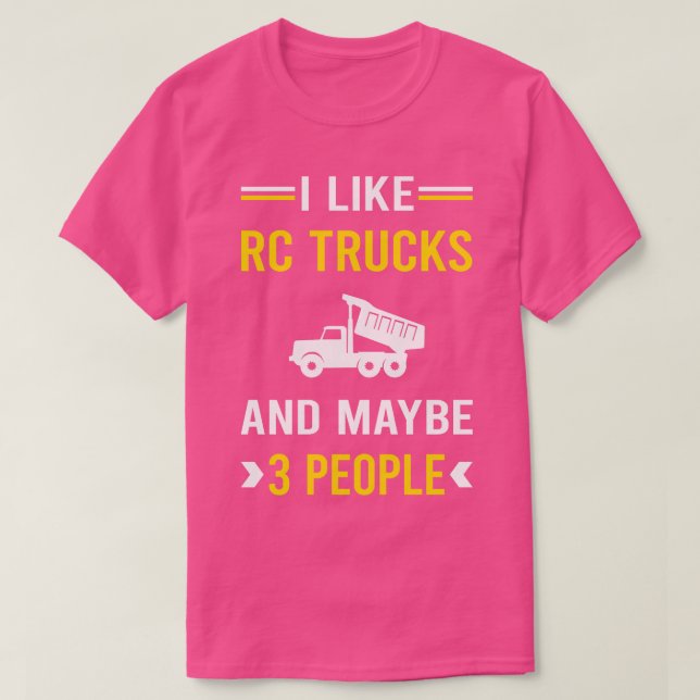 T-shirt 3 Personnes RC Camions (Design devant)