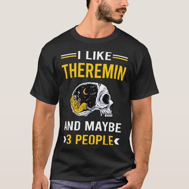 T-shirt 3 personnes Theremin Thereminvox Etherophone (Devant)