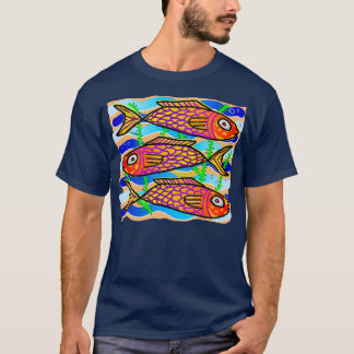 T-shirt 3 poissons