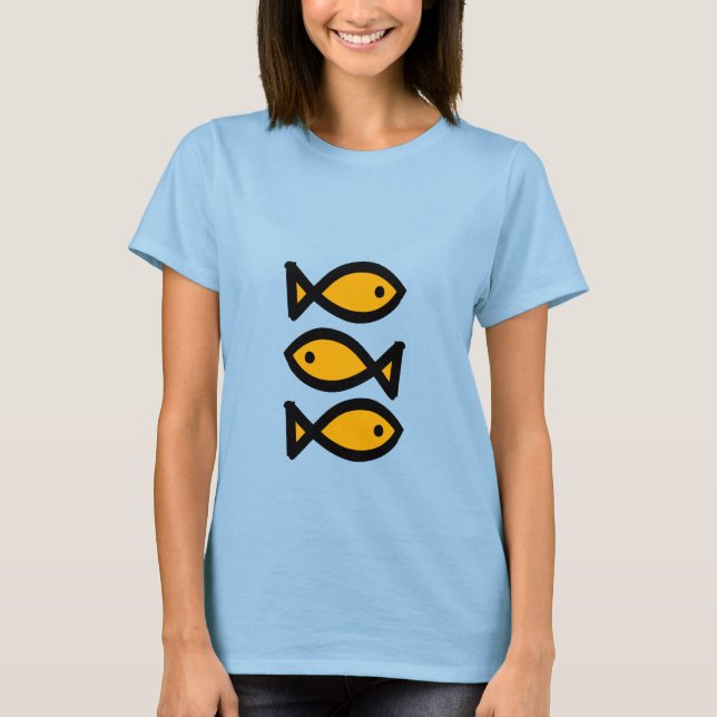 T-shirt 3 poissons (Devant)