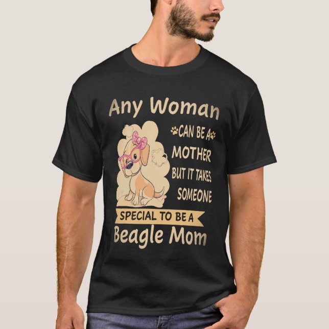 T-shirt 3 Spécial pour être une maman Beagle Beagle (Devant)