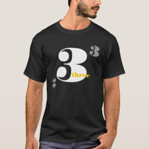 T-SHIRT 3 TROIS