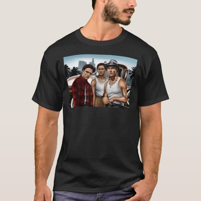 T-shirt 3 Vatos Locos Chicano   (Devant)