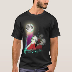 T-shirt 3 Wolfgang Amadeus Mozarts et lune